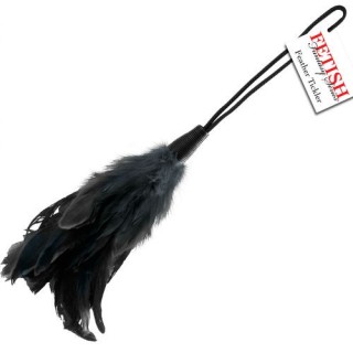 FETISH FANTASY FEATHER TICKLER PLUMERO NEGRO PLUMAS 18CM.