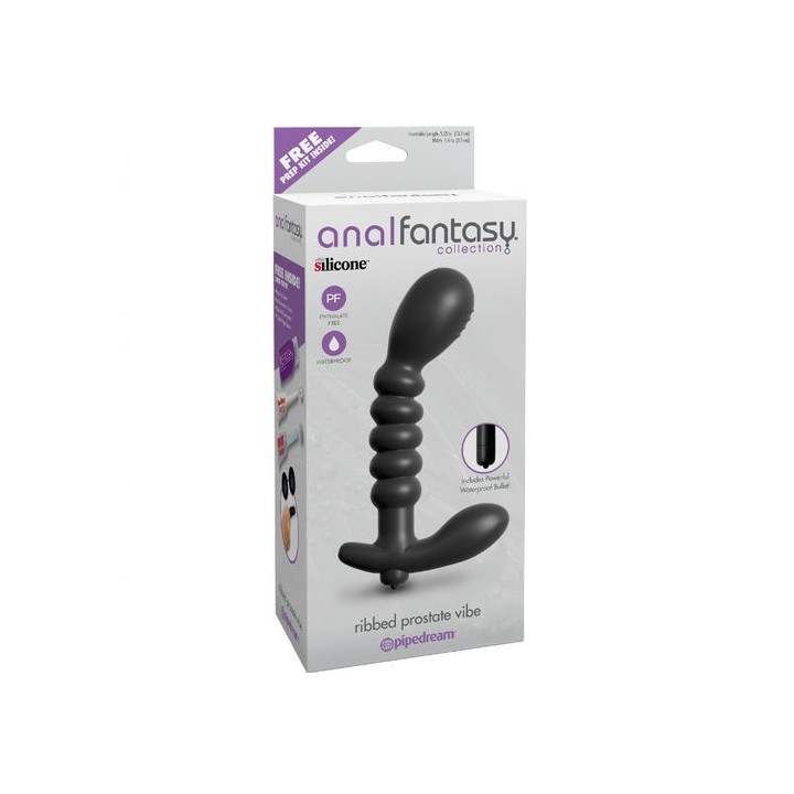 Masajeador anal Ribbed Prostate Vibe