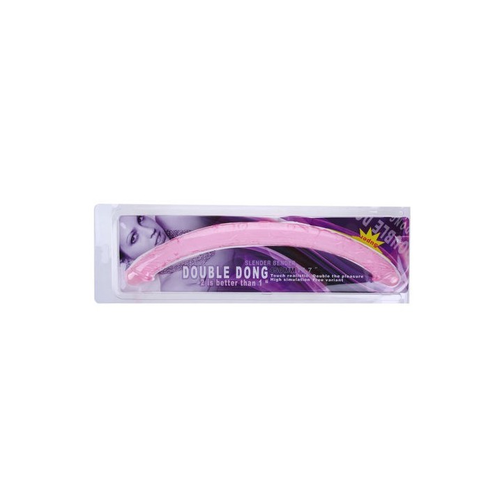 Dildo Doble Rosa 44cm