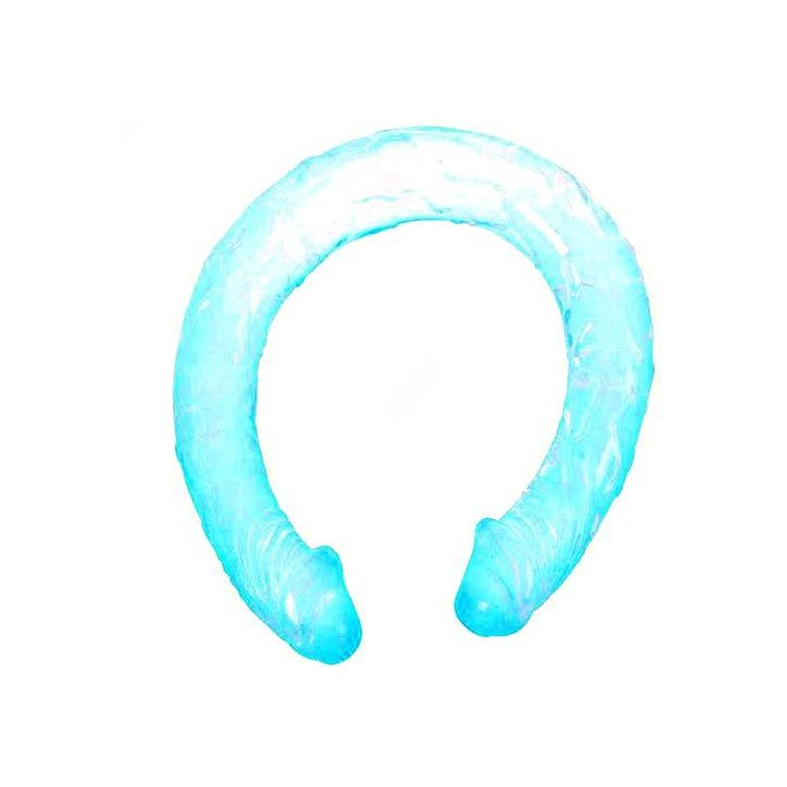 Dildo Doble Azul 44cm