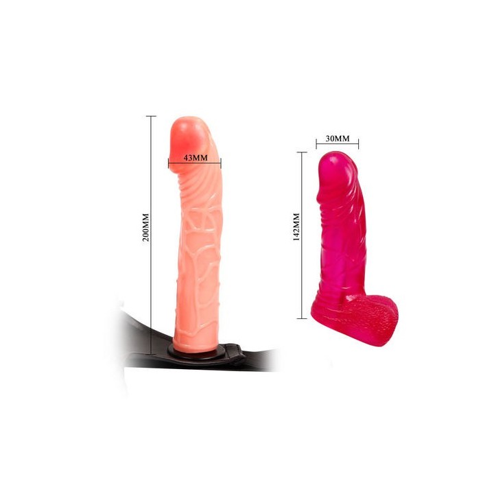 Arnés doble dildo para mujeres