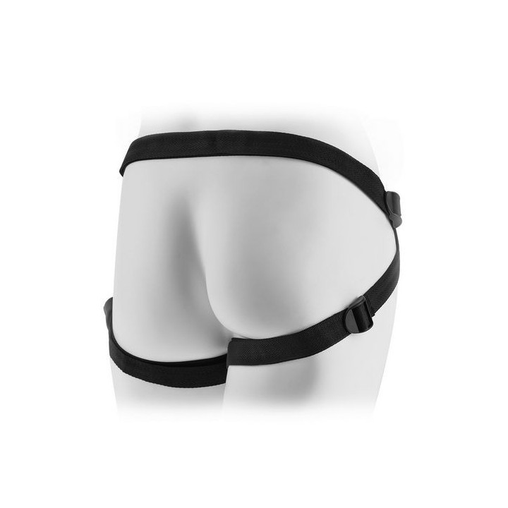 Arnés de cuero con vibrador