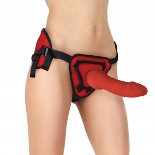 Arnes con dildo silicona