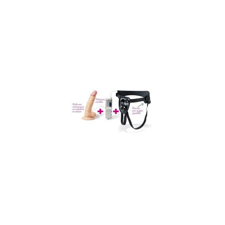 Arnes Vibrador 16cm
