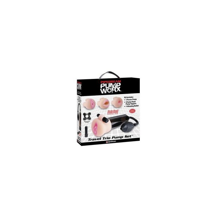 PUMP WORX TRAVEL TRIO PUMP SET