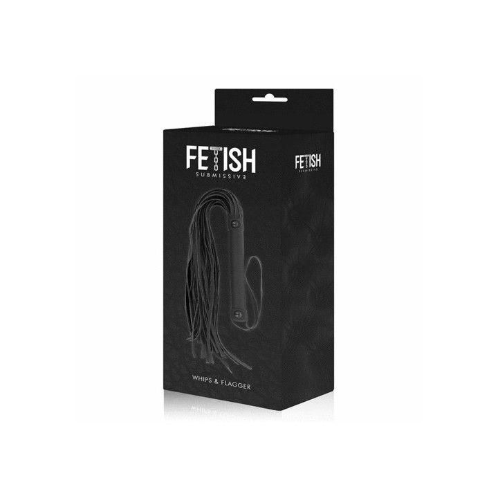FETISH SUBMISSIVE FLOGGER VEGAN LEATHER LATIGO