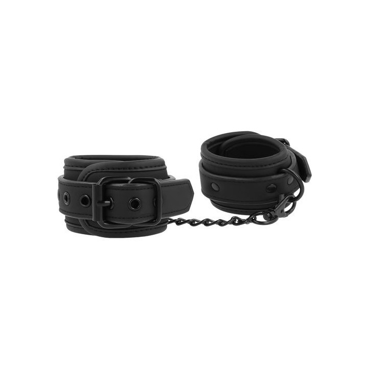 FETISH SUBMISSIVE HANDCUFFS VEGAN LEATHER ESPOSAS CUERO
