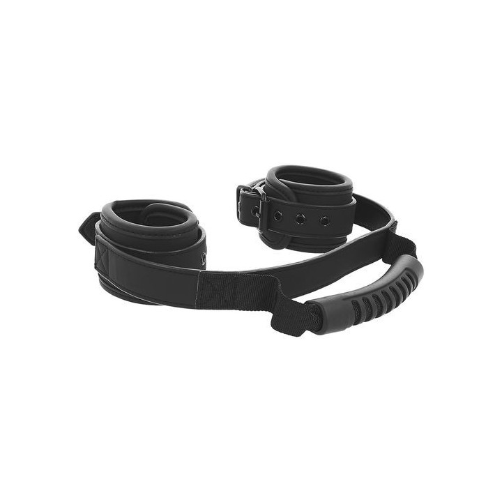 FETISH SUBMISSIVE CUFF WITH PULLER ESPOSAS CON TIRADOR