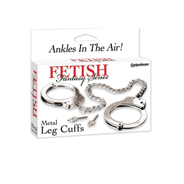 FETISH METAL LEGS CUFFS ESPOSAS METALICAS PARA TOBILLO