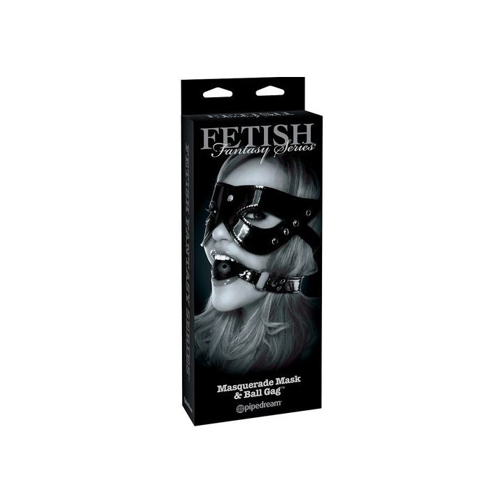 FETISH FANTASY MASK & BALL GAG MASCARA Y MORDAZA