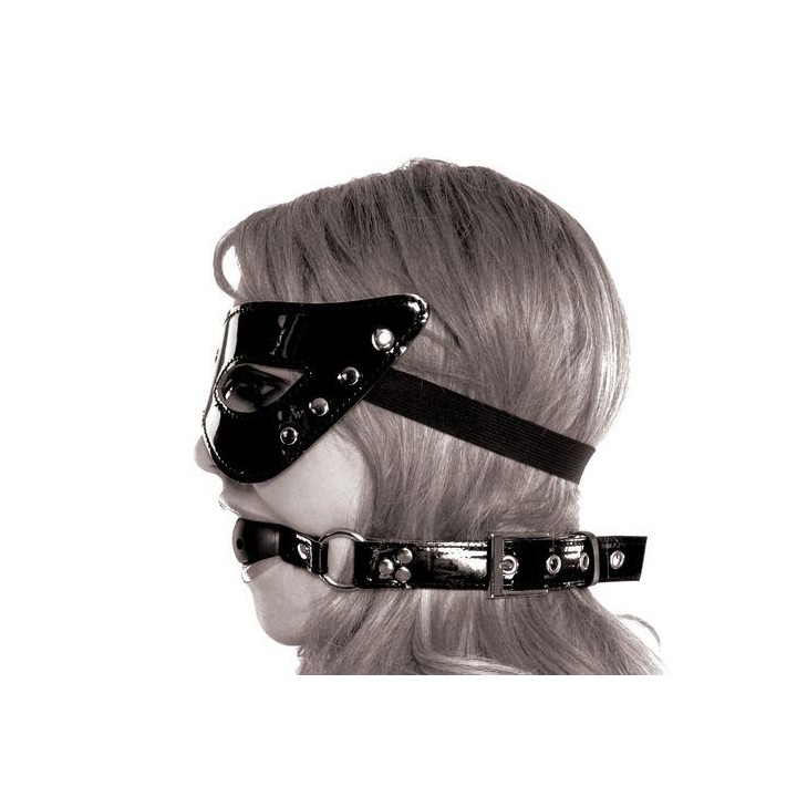 FETISH FANTASY MASK & BALL GAG MASCARA Y MORDAZA