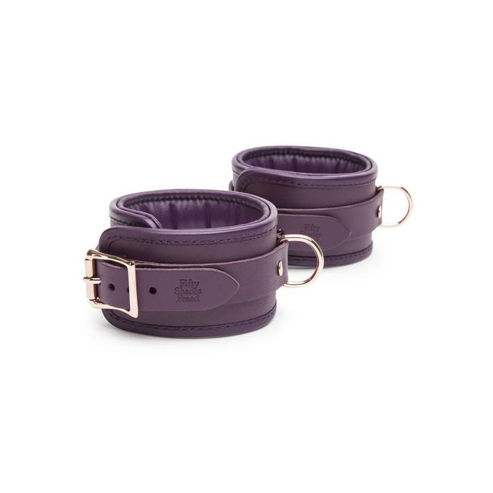 FIFTY SHADES LEATHER ESPOSAS TOBILLOS PIEL