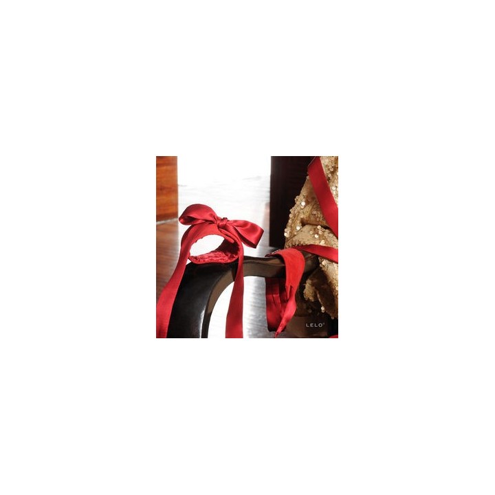 LELO ETHEREA SILK CUFFS RED ESPOSAS SEDA