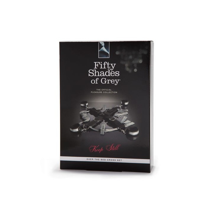 FIFTY SHADES KEEP STILL OVER THE BED CROSS KIT ATADURAS RESTRICCIÓN