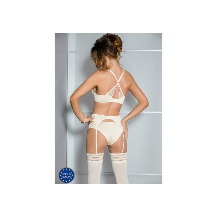 CASMIR SET CONNIE 3PCS. CREAM CONJUNTO S/M