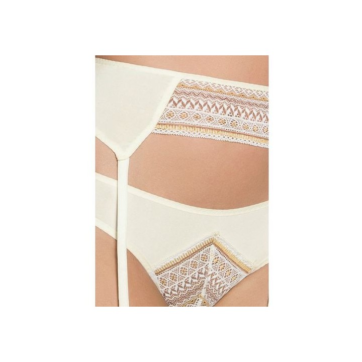 CASMIR SET CONNIE 3PCS. CREAM CONJUNTO S/M