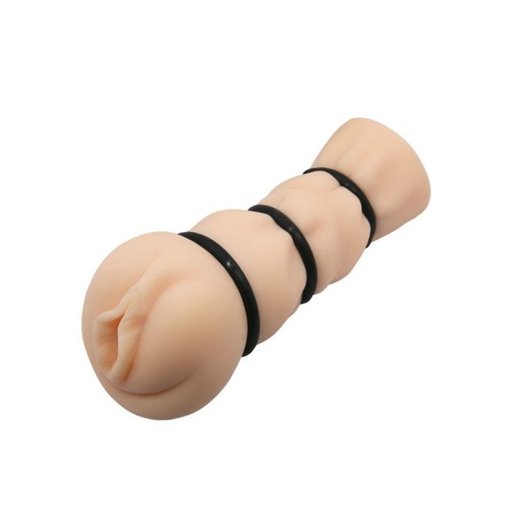 CRAZY BULL-VAGINA MASTURBADOR CON ANILLOS
