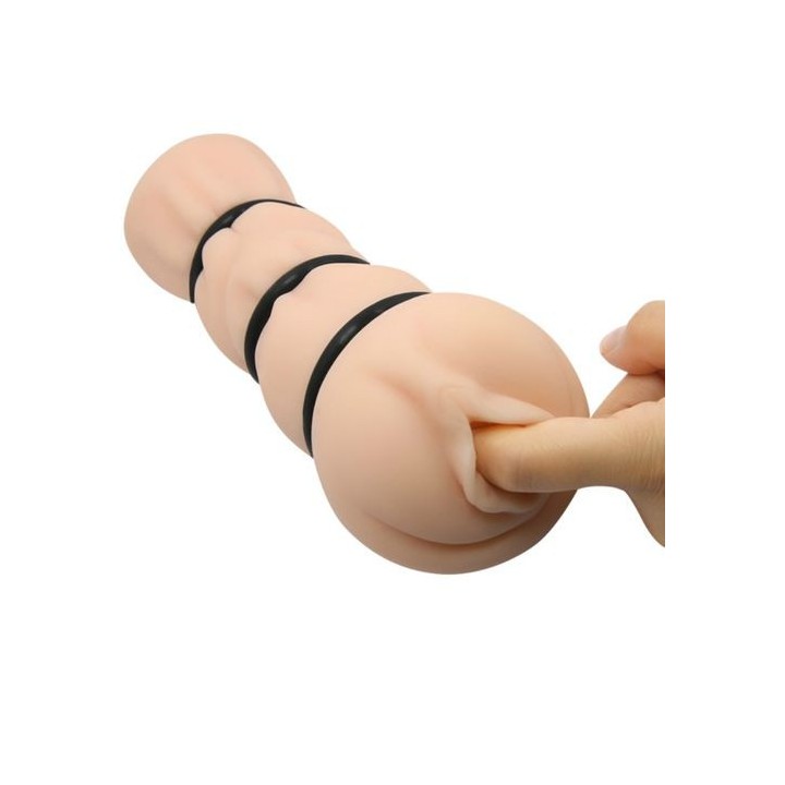 CRAZY BULL-VAGINA MASTURBADOR CON ANILLOS