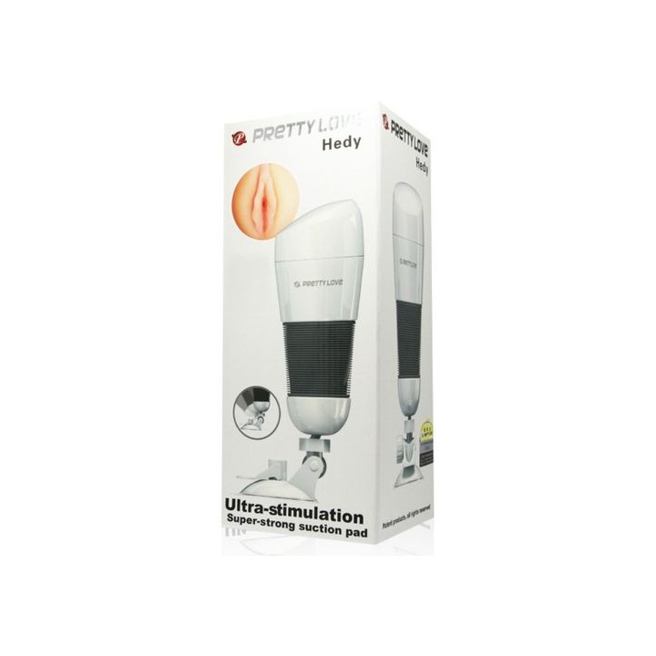 PRETTY LOVE HEDY VIBRATING WHITE MASTURBATOR VAGINA