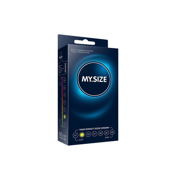 MY SIZE NATURAL CONDOM 49MM. X10