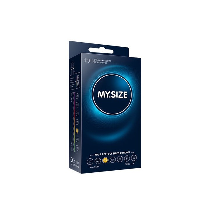 MY SIZE NATURAL CONDOM 53MM. CAJA 10U.