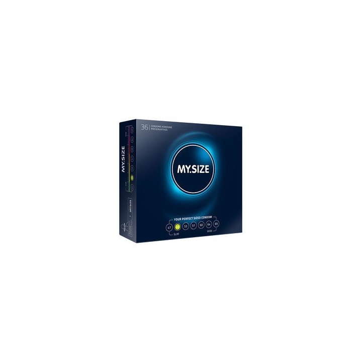 MY SIZE NATURAL CONDOM 49MM. CAJA 36 UDS.