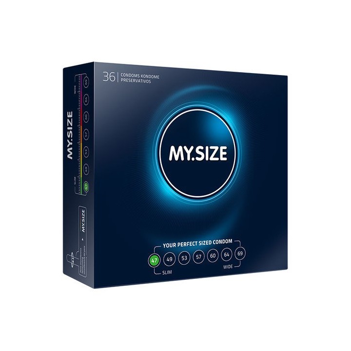MY SIZE NATURAL CONDOM 47MM. 36 UDS.