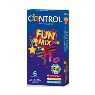 CONTROL FUN MIX CONDOM 6 UNITS