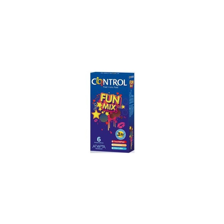 CONTROL FUN MIX CONDOM 6 UNITS