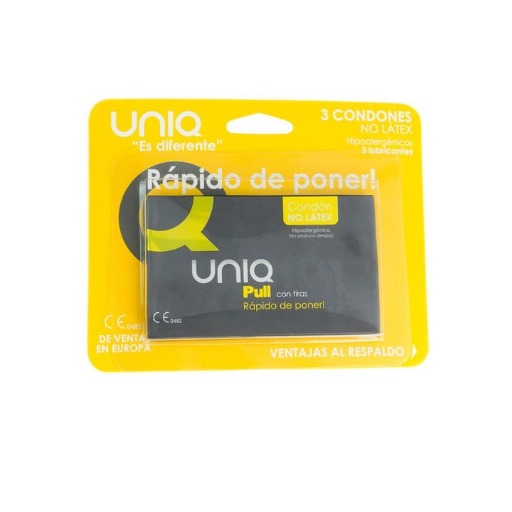 UNIQ PULL FREE LATEX RÁPIDO DE PONER