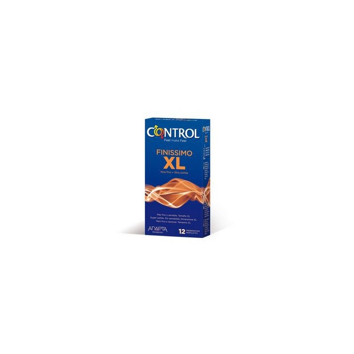CONTROL FINISSIMO CONDOM XL 12UNITS