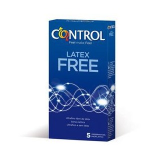CONTROL LATEX FREE CONDOM SIN LÁTEX 5 UDS.