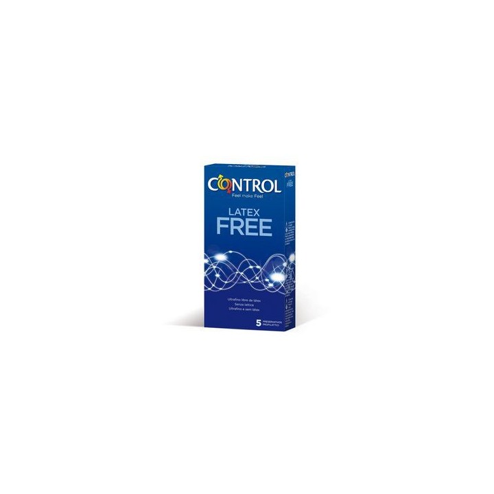 CONTROL LATEX FREE CONDOM SIN LÁTEX 5 UDS.