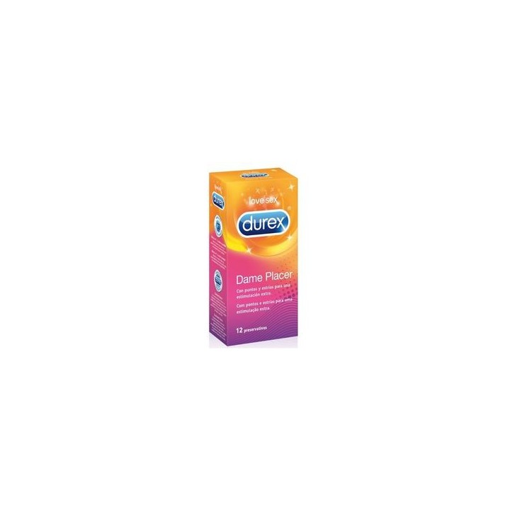 Durex - Dame Placer 12 Unidades
