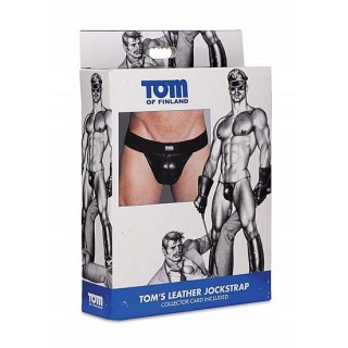 TOM OF FINLAND LEATHER JOCKSTRAP SUSPENSORIO M/L