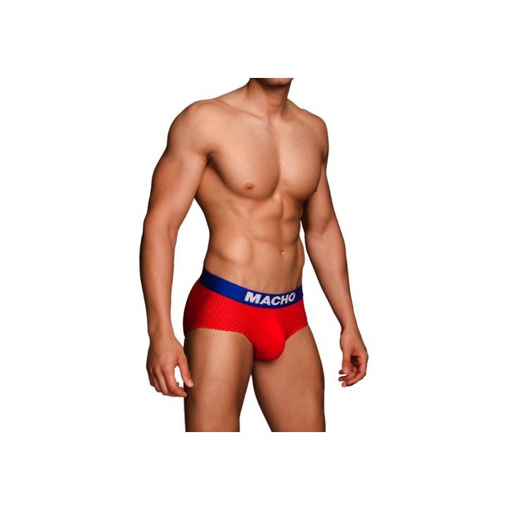 MACHO - CALZONCILLO DEPORTIVO ROJO T. M