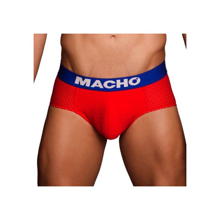 MACHO - CALZONCILLO DEPORTIVO ROJO T. M