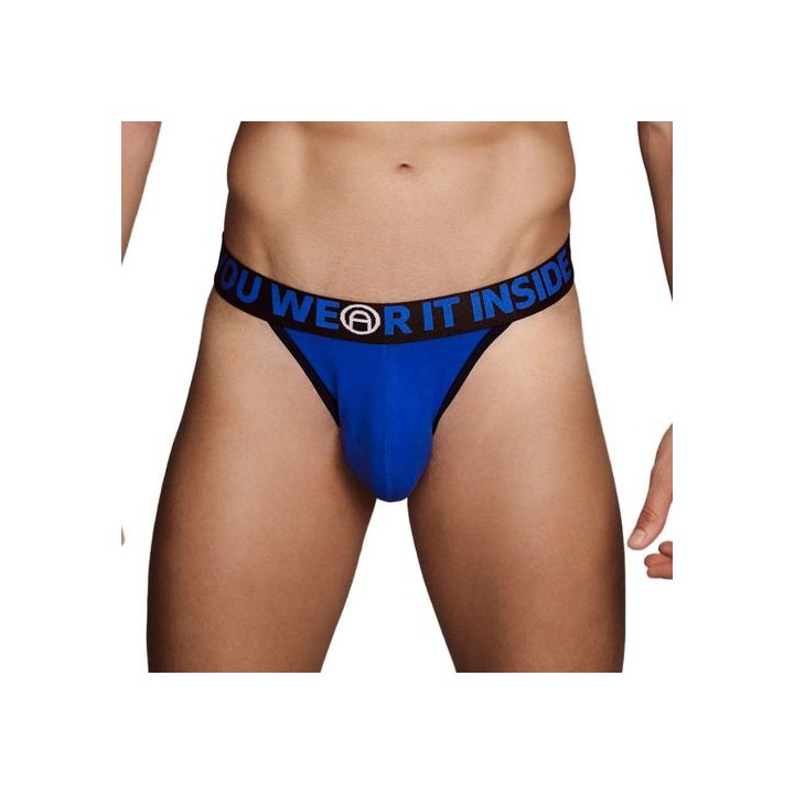 MACHO THONG TANGA AZUL T. S