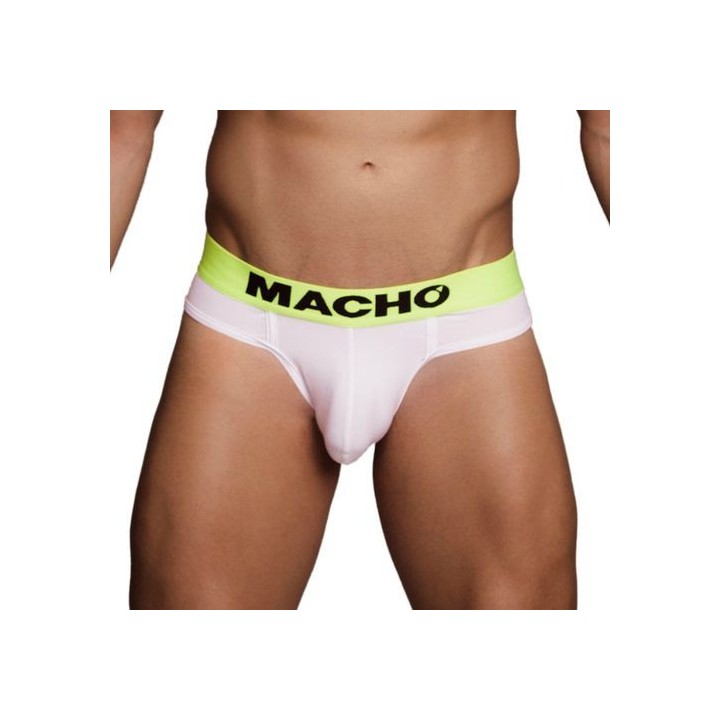 MACHO THONG - TANGA BLANCO T. S