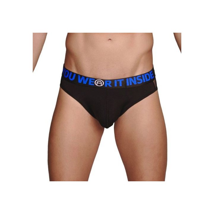 MACHO - CALZONCILLO TRANSPARENCIA NEGRO T. XL