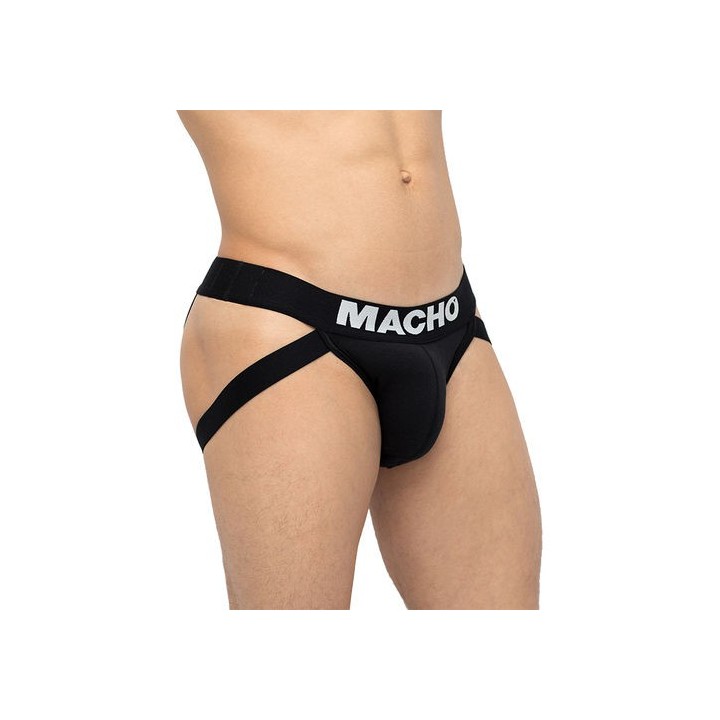 MACHO - JOCKSTRAP SUSPENSORIO NEGRO T. XL