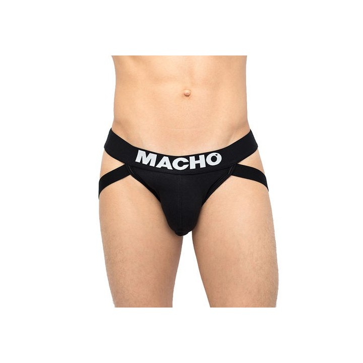 MACHO - JOCKSTRAP SUSPENSORIO NEGRO T. XL