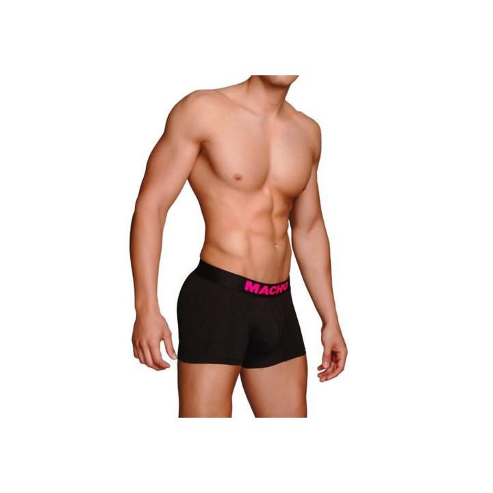 MACHO - BOXER DEPORTIVO NEGRO T. L