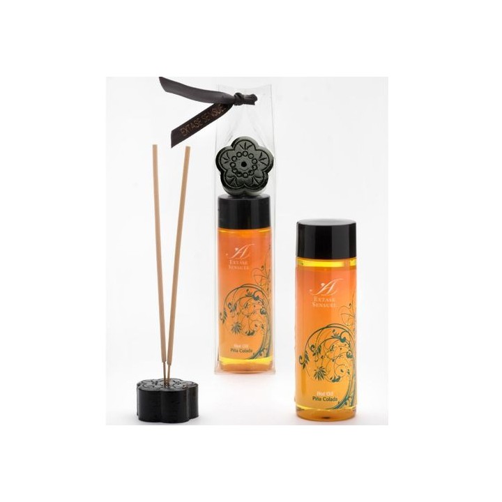 EXTASE SENSUEL HOT OIL PIÑA COLADA ACEITE MASAJE