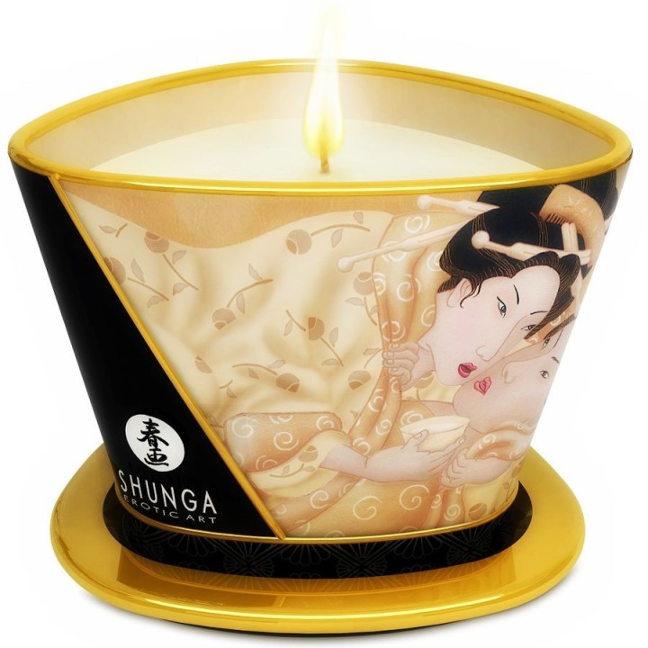 SHUNGA CANDLELIGHT MASSAGE DESIRE-VANILLA VELA