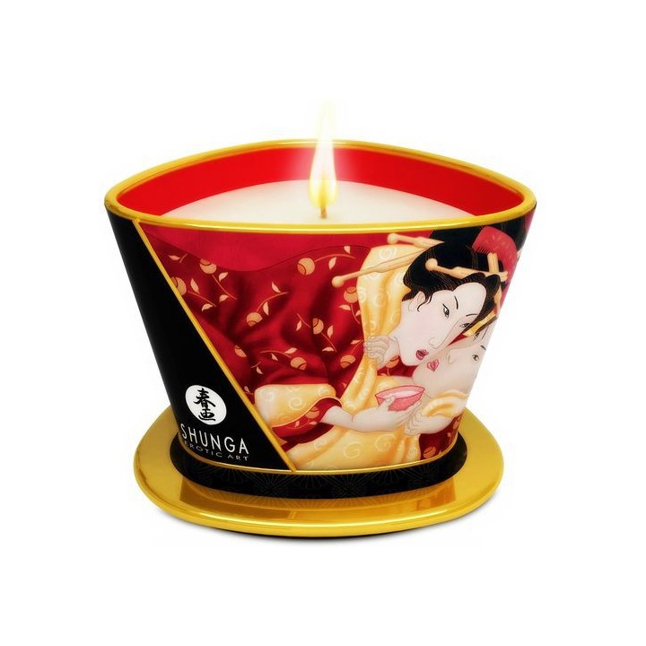 SHUNGA CANDLELIGHT MASSAGE ROMANCE WINE FRESA VELA