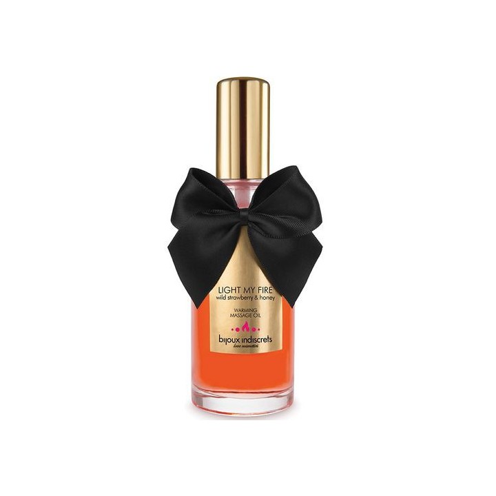 BIJOUX STRAWBERRY WARMING MASSAGE OIL ACEITE EFECTO CALOR FRESA