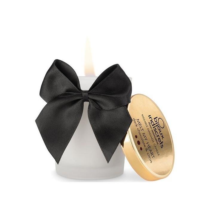 BIJOUX KISSABLE MASSAGE CANDLE VELA CHOCOLATE NEGRO BESABLE