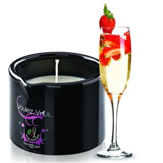 VOULEZ-VOUS VELA MASAJE FRESAS CON CAVA