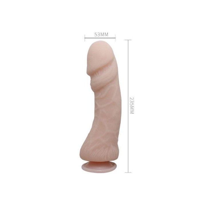 Baile - The Big Penis Dildo con Vibración Natural 23.5 CM